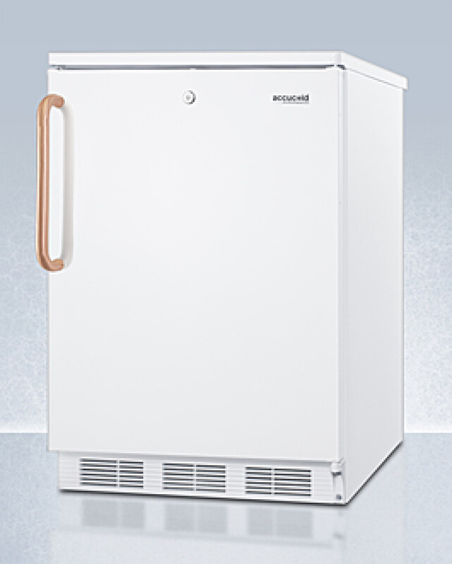 24" Wide All-Refrigerator with Antimicrobial Pure Copper Handle FF7LWTBC
