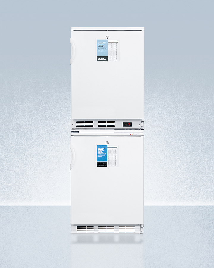 24" Wide All-Refrigerator/All-Freezer Combination FF7LWVT65MLSTACKPRO