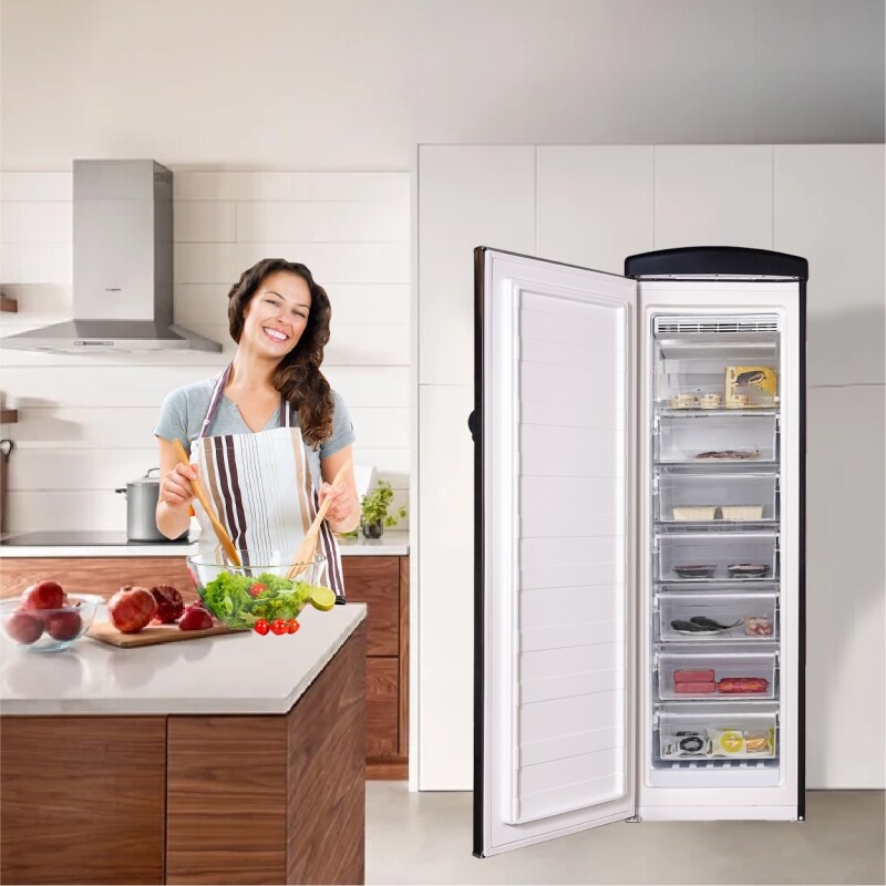 Conserv 8.3cf Classic Retro Upright Freezer Frost Free 24 FF830B, product image 4 of 21