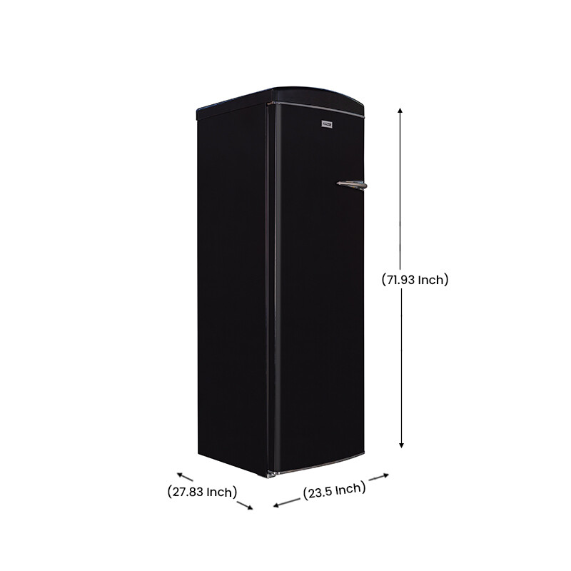 Conserv 8.3cf Classic Retro Upright Freezer Frost Free 24 FF830B, product image 17 of 21