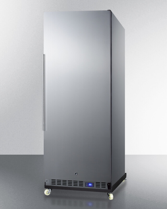 24" Wide Mini Reach-In All-Refrigerator with Dolly FFAR121SSRI