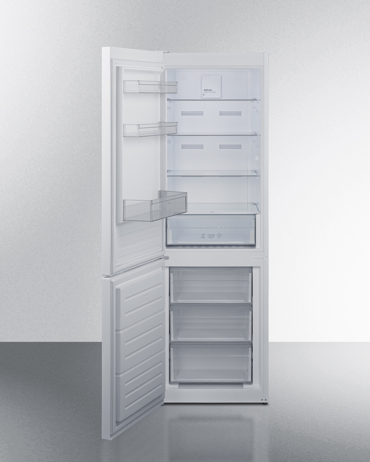 24" Wide Wide Bottom Mount Refrigerator-Freezer view 2