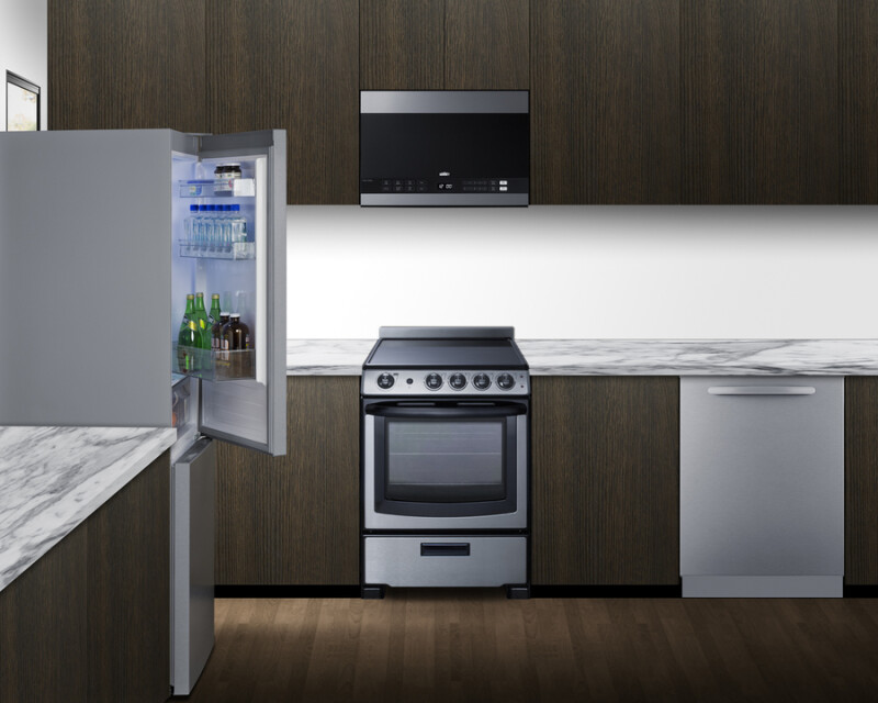 24" Wide Bottom Mount Refrigerator-Freezer view 6