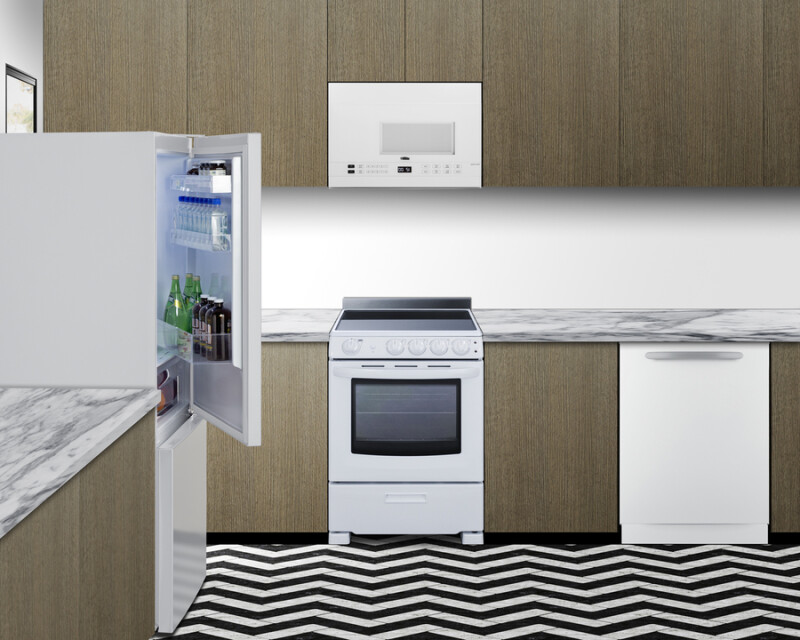 28" Wide Bottom Mount Refrigerator-Freezer view 2