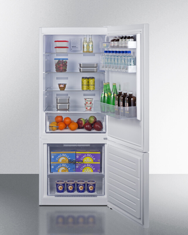 28" Wide Bottom Mount Refrigerator-Freezer view 4
