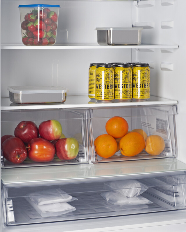 30" Wide Bottom-Mount Refrigerator-Freezer, Counter Depth view 3