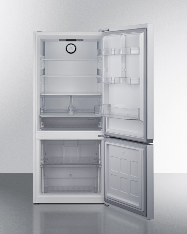 30" Wide Bottom-Mount Refrigerator-Freezer, Counter Depth view 4