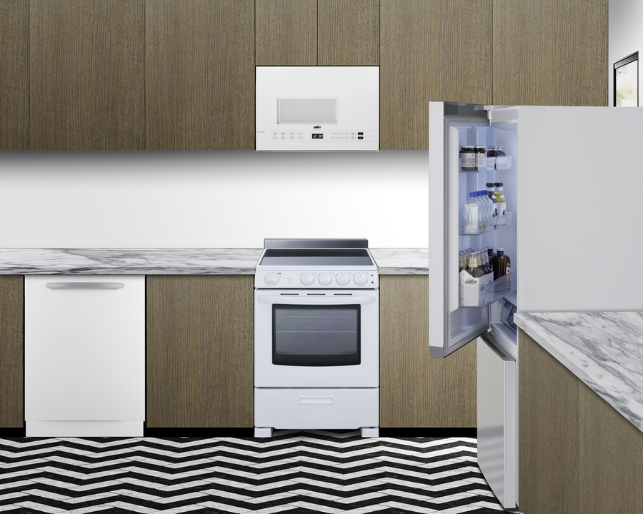 30" Wide Bottom-Mount Refrigerator-Freezer, Counter Depth view 7