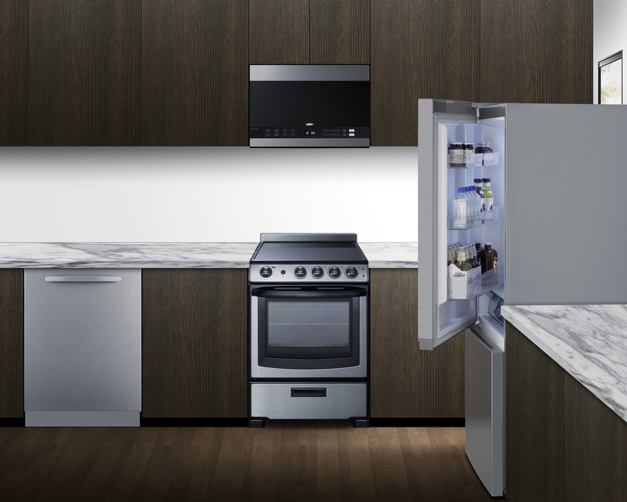 30" Wide Bottom-Mount Refrigerator-Freezer, Counter Depth view 7