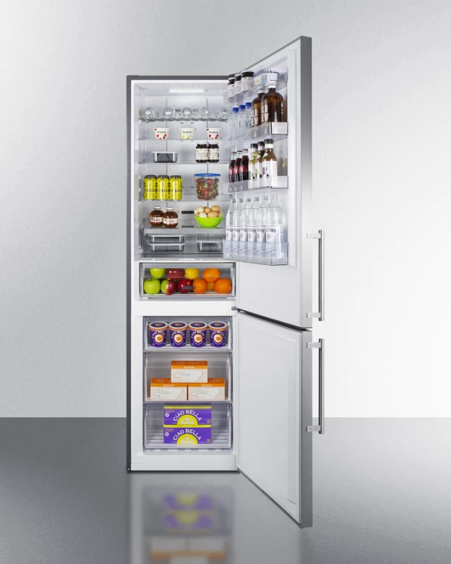24" Wide Bottom Freezer Refrigerator view 4