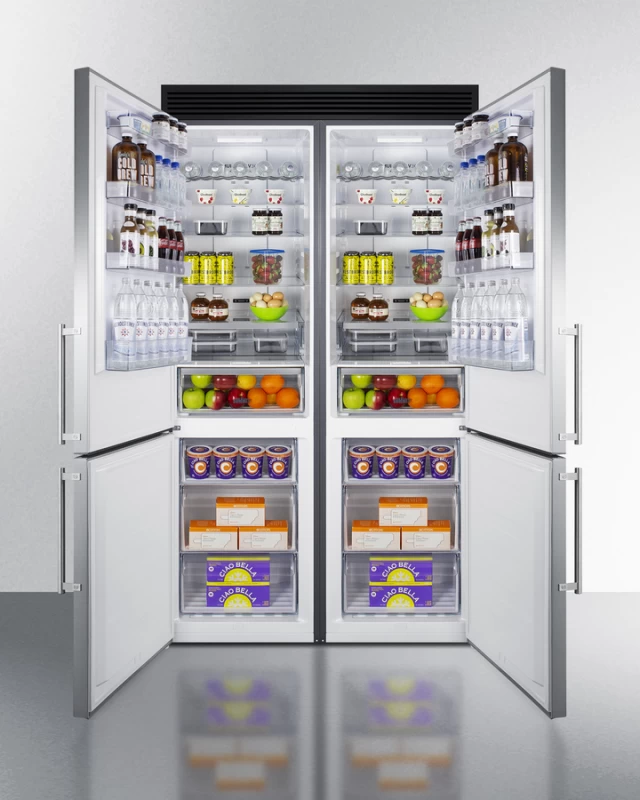 48" Wide Bottom Freezer Refrigerator Set FFBF181ES2KIT48