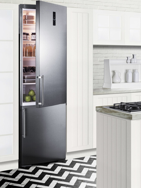 24" Wide Built-In Bottom Freezer Refrigerator With Icemaker FFBF181ESBIIM