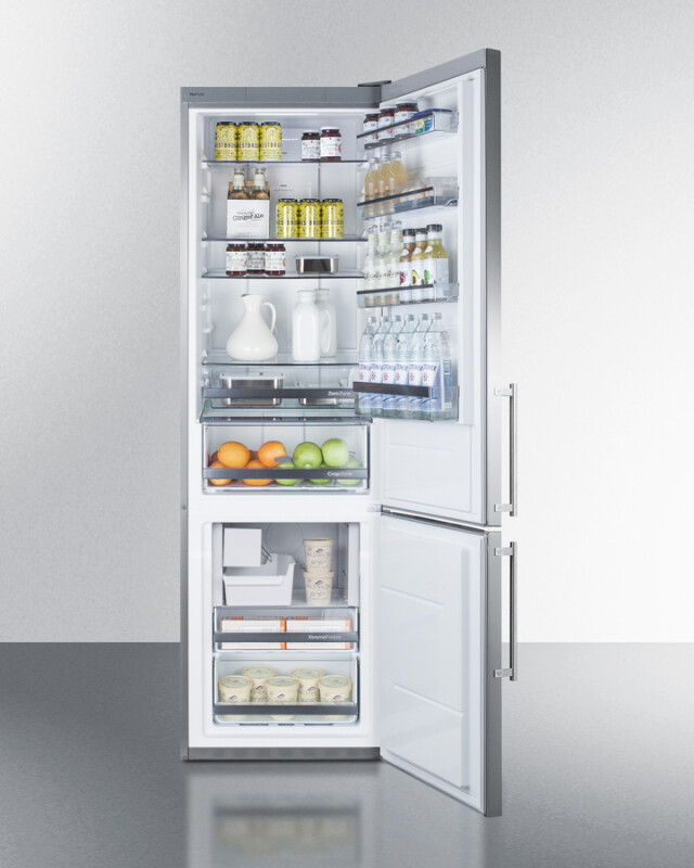 24" Wide Built-In Bottom Freezer Refrigerator With Icemaker FFBF181ESBIIM