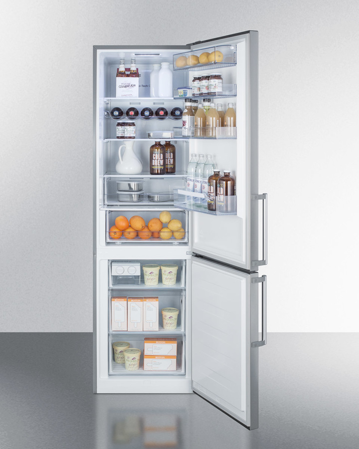 24" Wide Built-In Bottom Freezer Refrigerator FFBF192SSBI