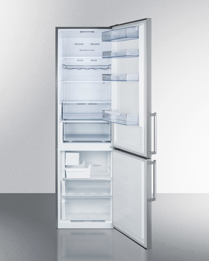 24" Wide Built-In Bottom Freezer Refrigerator With Icemaker FFBF192SSBIIM
