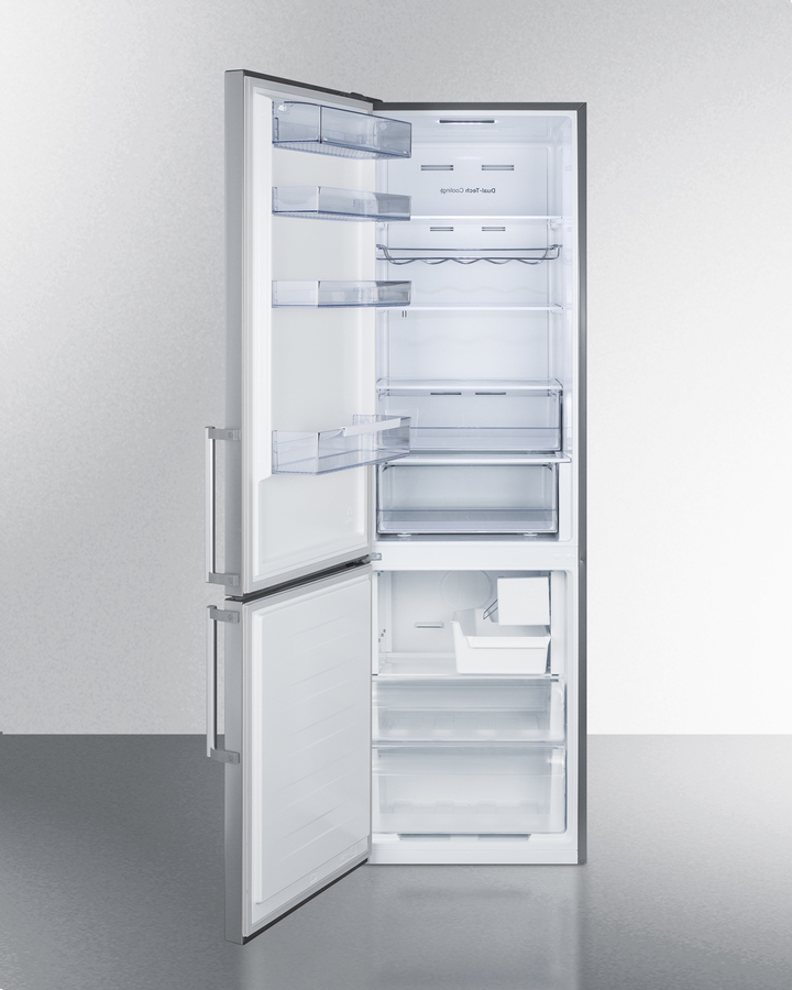 24" Wide Built-In Bottom Freezer Refrigerator With Icemaker FFBF192SSBIIMLHD