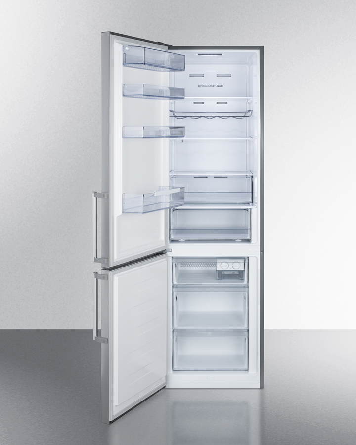 24" Wide Built-In Bottom Freezer Refrigerator FFBF192SSBILHD