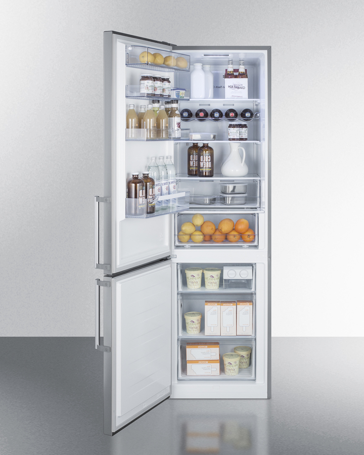 24" Wide Built-In Bottom Freezer Refrigerator FFBF192SSBILHD