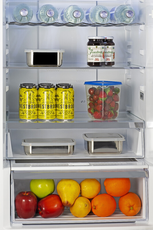 24" Wide Bottom Freezer Refrigerator view 7