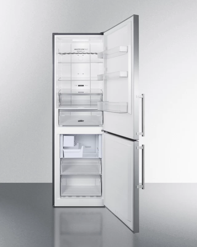 24" Wide Bottom Freezer Refrigerator with Icemaker view 2