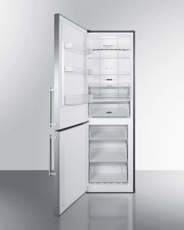 24" Wide Bottom Freezer Refrigerator FFBF249SS2LHD