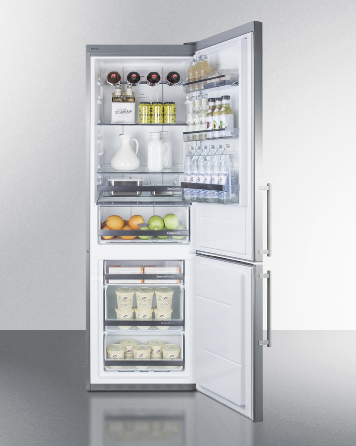 24" Wide Built-In Bottom Freezer Refrigerator FFBF249SSBI