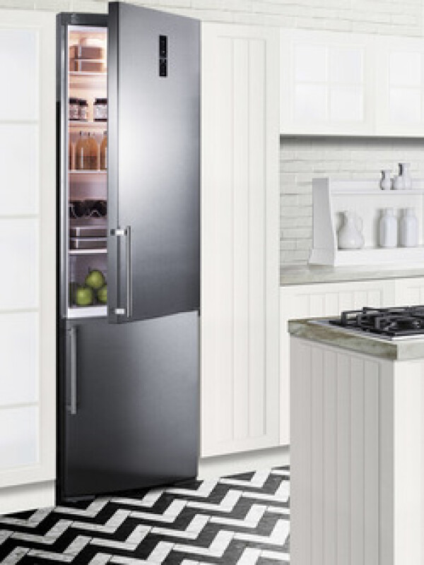24" Wide Built-In Bottom Freezer Refrigerator With Icemaker FFBF249SSBIIM