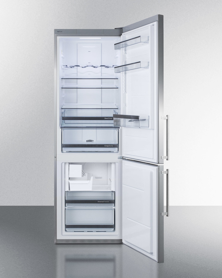 24" Wide Bottom Freezer Refrigerator With Icemaker FFBF249SSIM