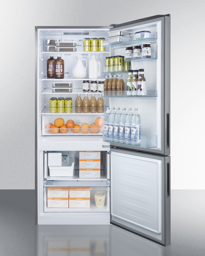 28" Wide Built-In Bottom Freezer Refrigerator With Icemaker FFBF279SSBIIM