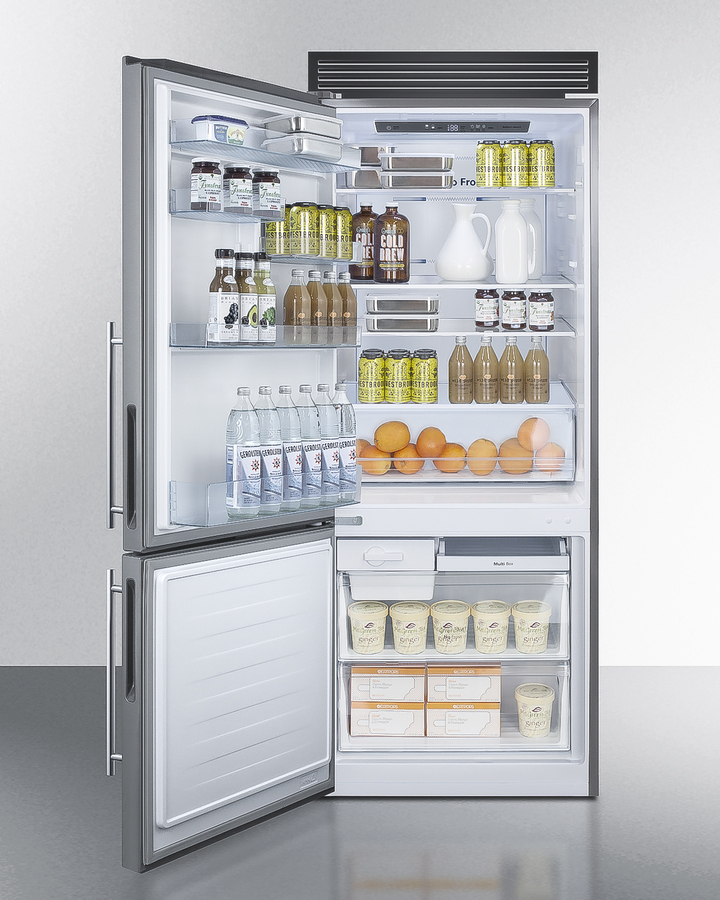 28" Wide Bottom Freezer Refrigerator FFBF279SSXH72LHD