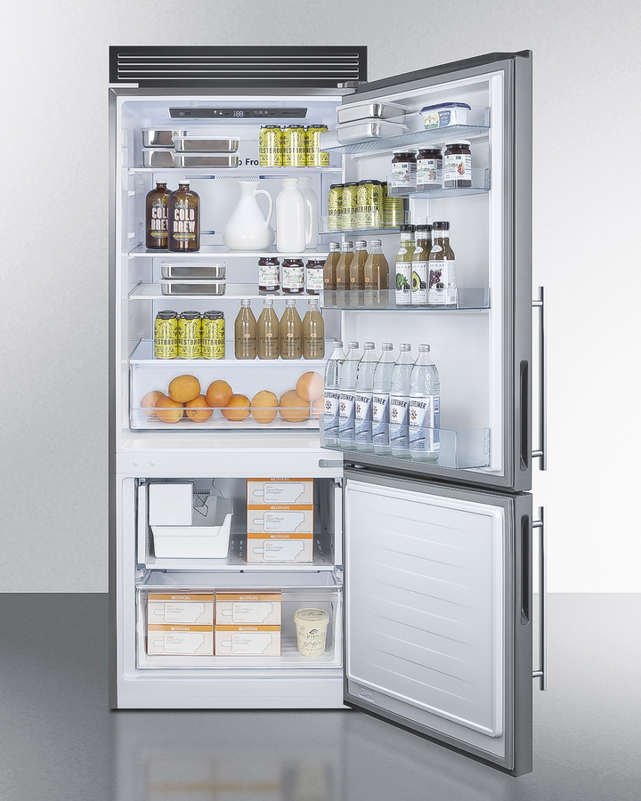 28" Wide Bottom Freezer Refrigerator FFBF279SSXIMH72