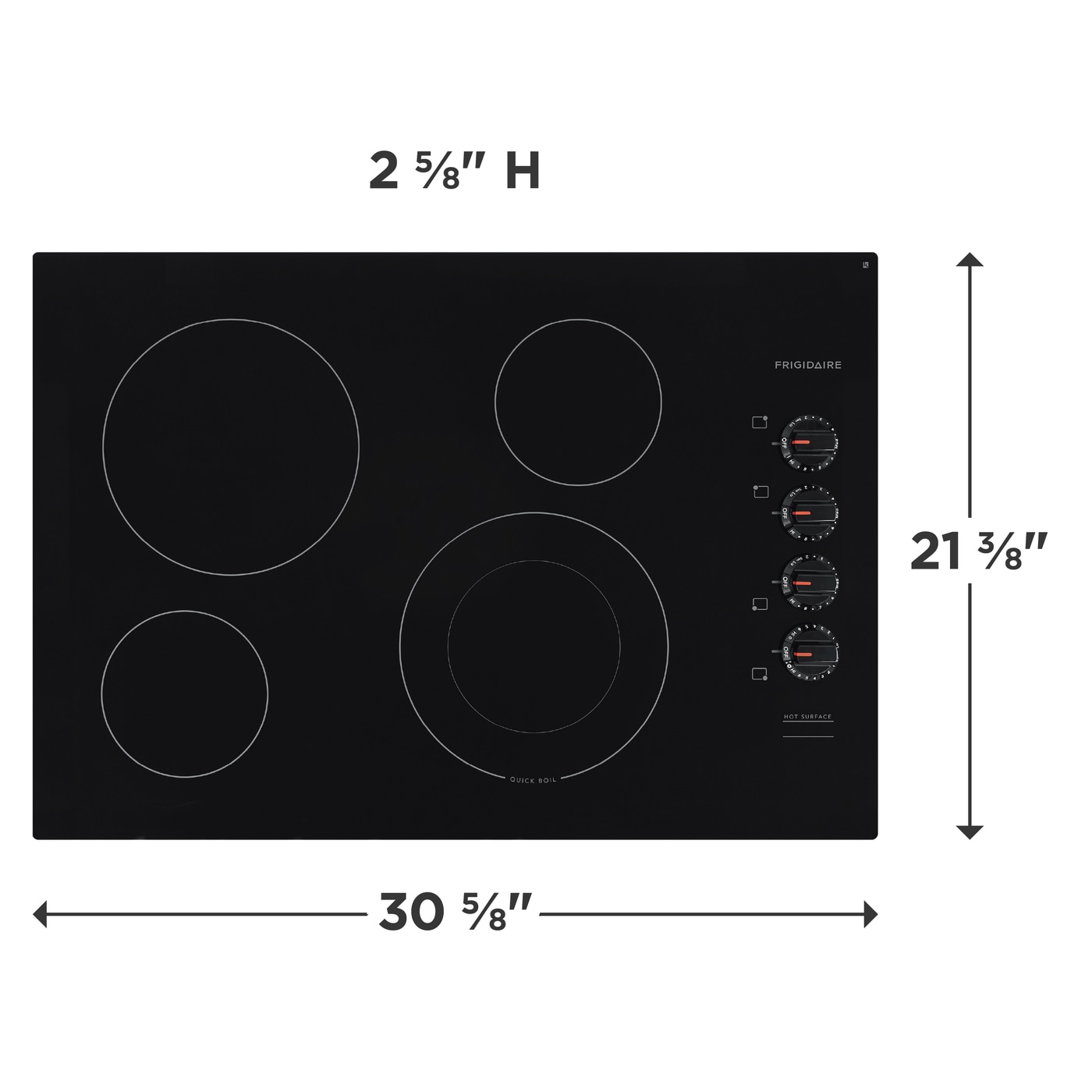 30" Electric Cooktop view 3