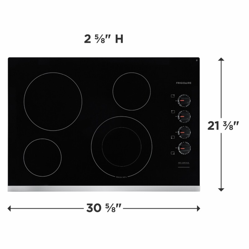30" Electric Cooktop view 2