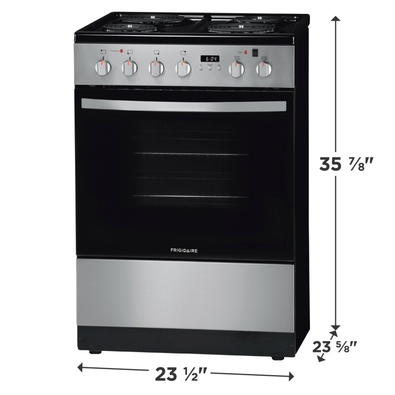 24" Freestanding Electric Range view 12