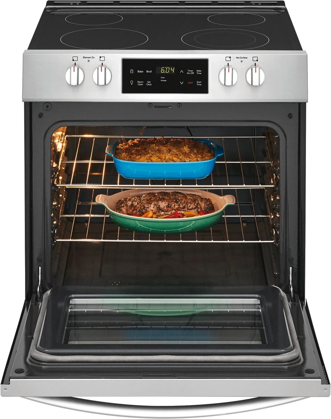 30" Front Control Electric Range FFEH3051VS, product image 4 of 8