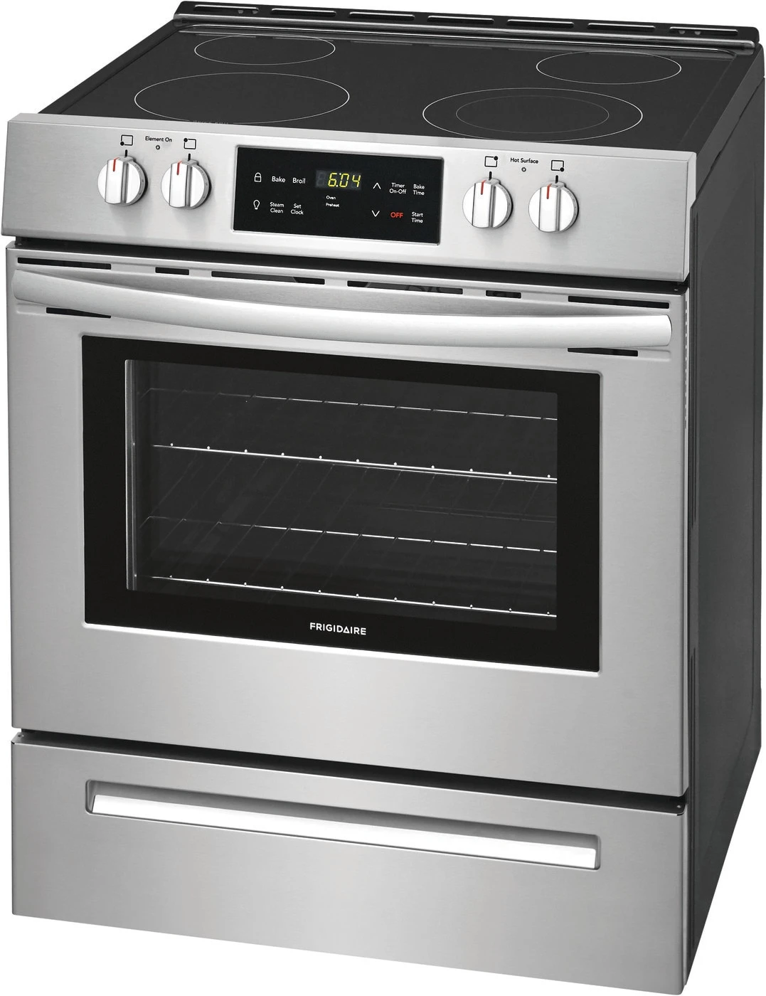 30" Front Control Electric Range FFEH3051VS, product image 3 of 8