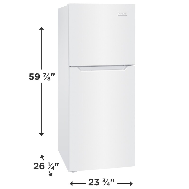 10.1 Cu. Ft. Top Freezer Apartment-Size Refrigerator view 2