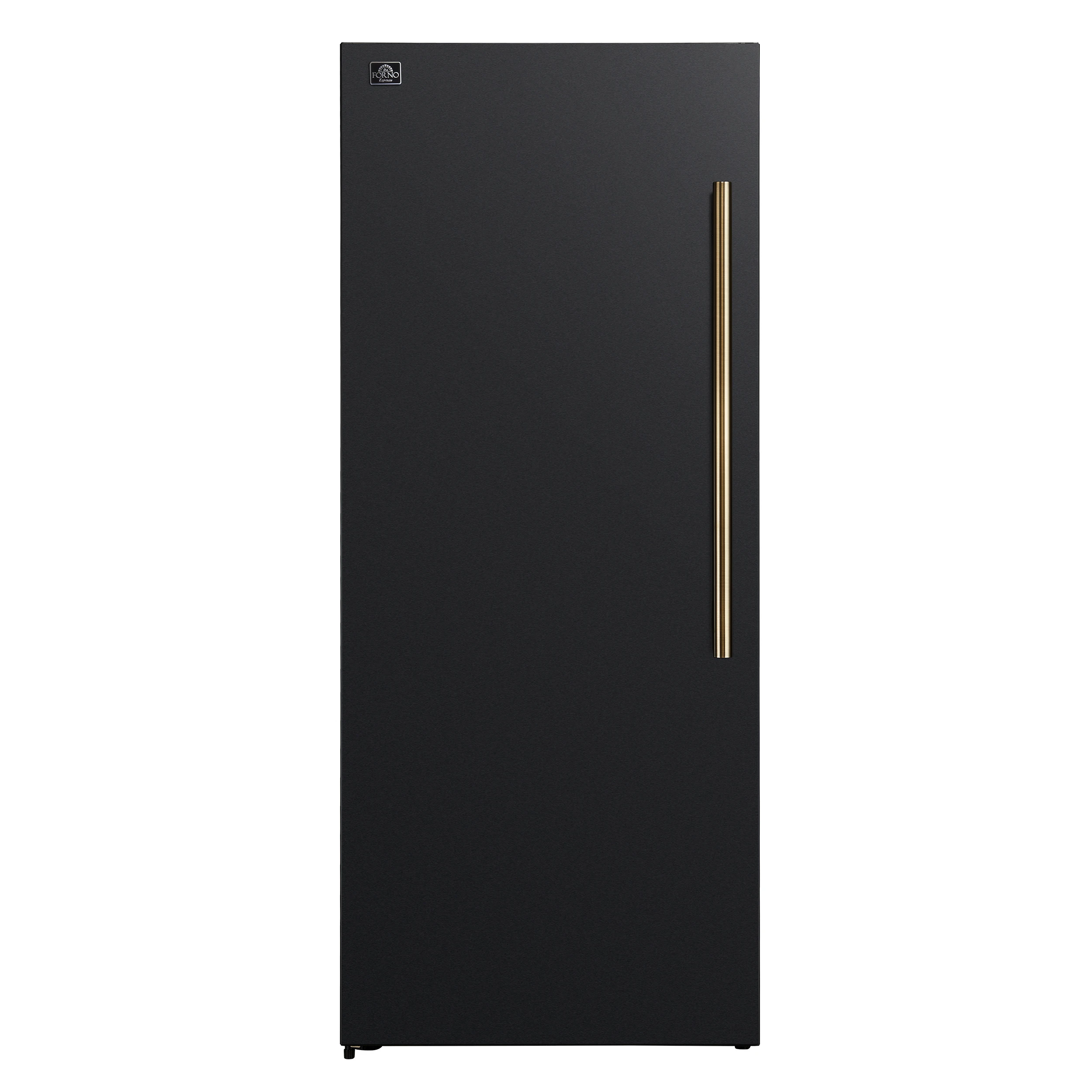 Maderno 28-Inch Convertible Upright Freezer/Refrigerator in with Antique Brass Handle, 13.6 cu.ft., Left Swing FFFFD172228BLKLS