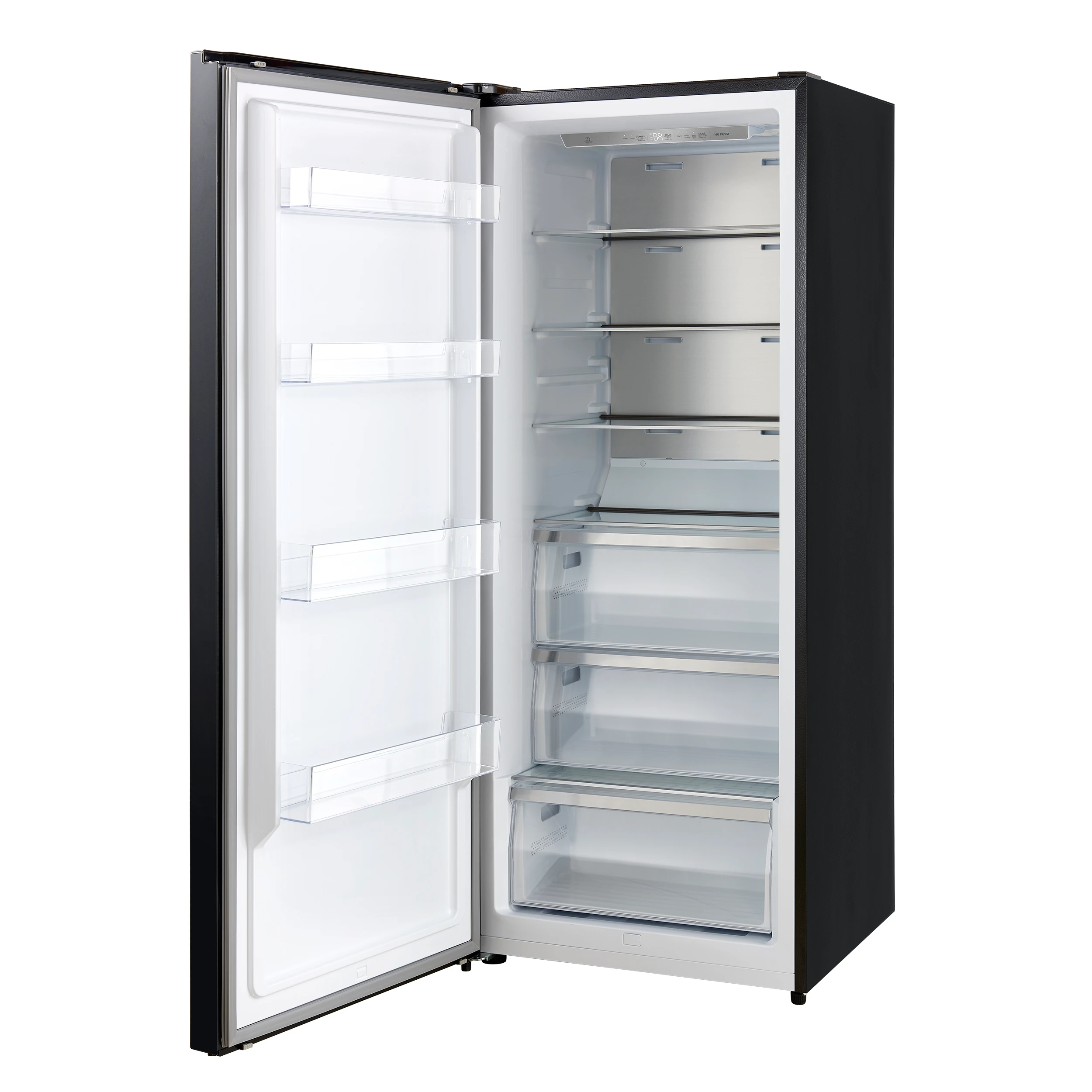 Maderno 28-Inch Convertible Upright Freezer/Refrigerator in with Antique Brass Handle, 13.6 cu.ft., Left Swing FFFFD172228BLKLS