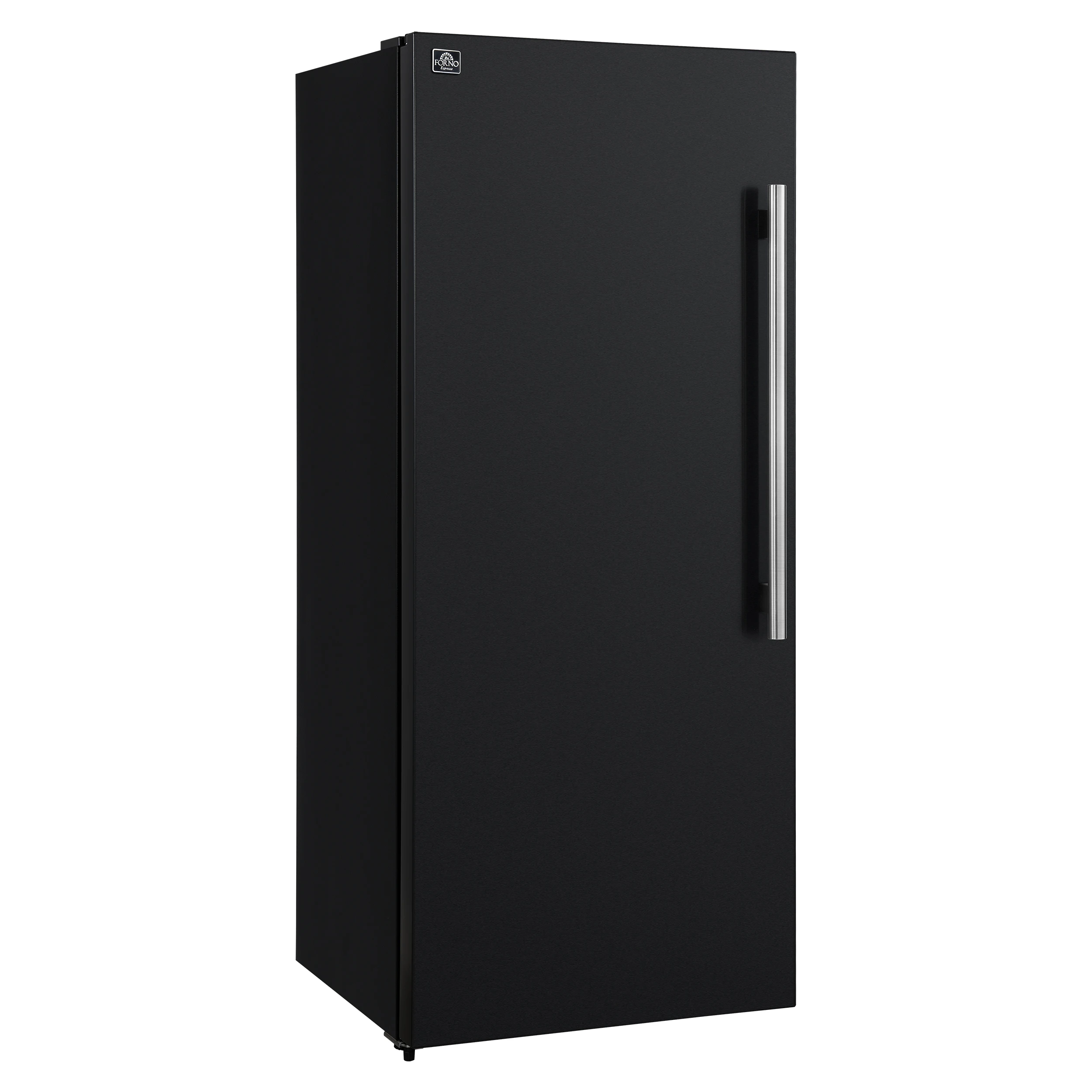 Maderno 28-Inch Convertible Upright Freezer/Refrigerator in with Antique Brass Handle, 13.6 cu.ft., Left Swing FFFFD172228BLKLS