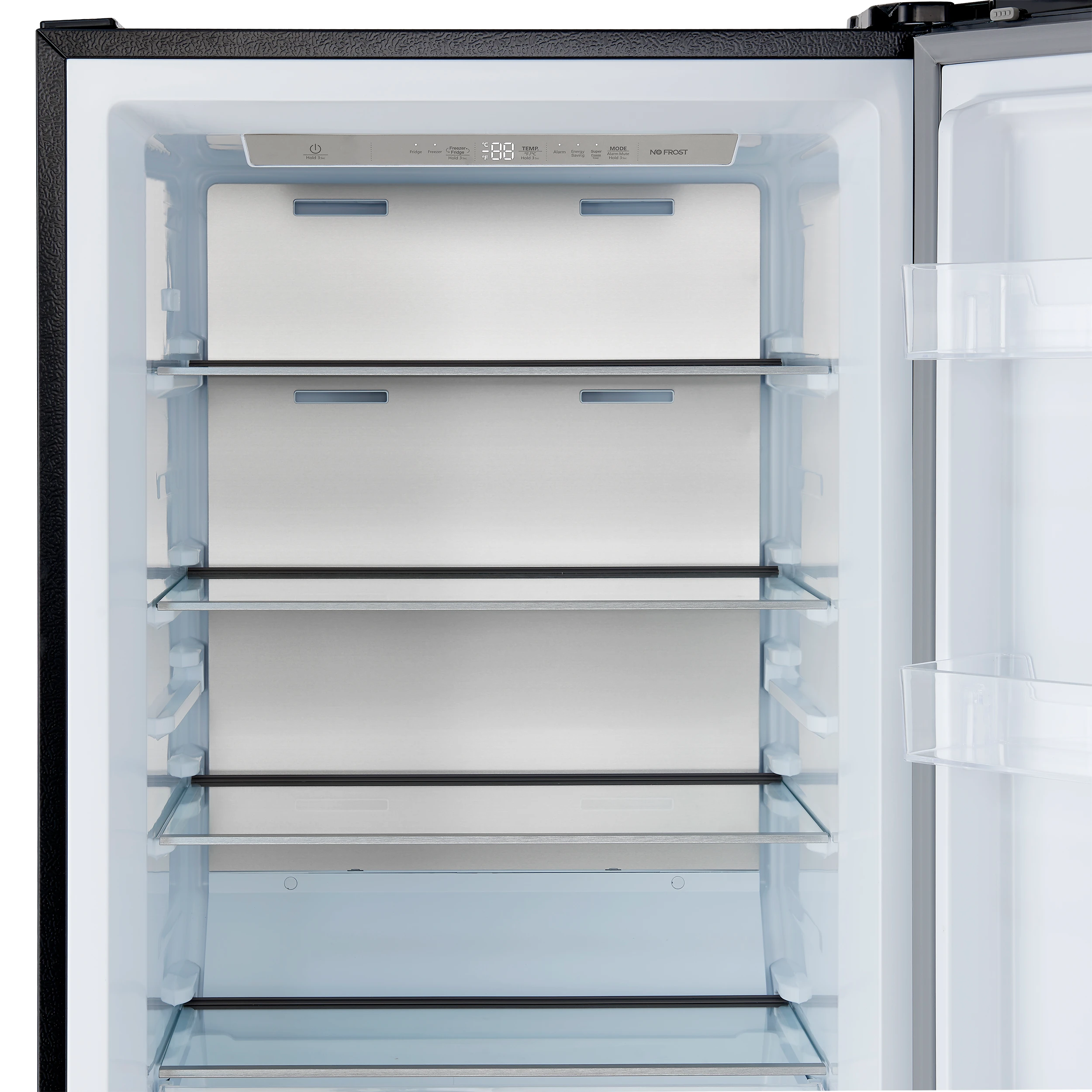 Maderno 28-Inch Convertible Freezer/Refrigerator in with Antique Brass Handle, 13.6 cu.ft. Right Swing FFFFD172228BLKRS