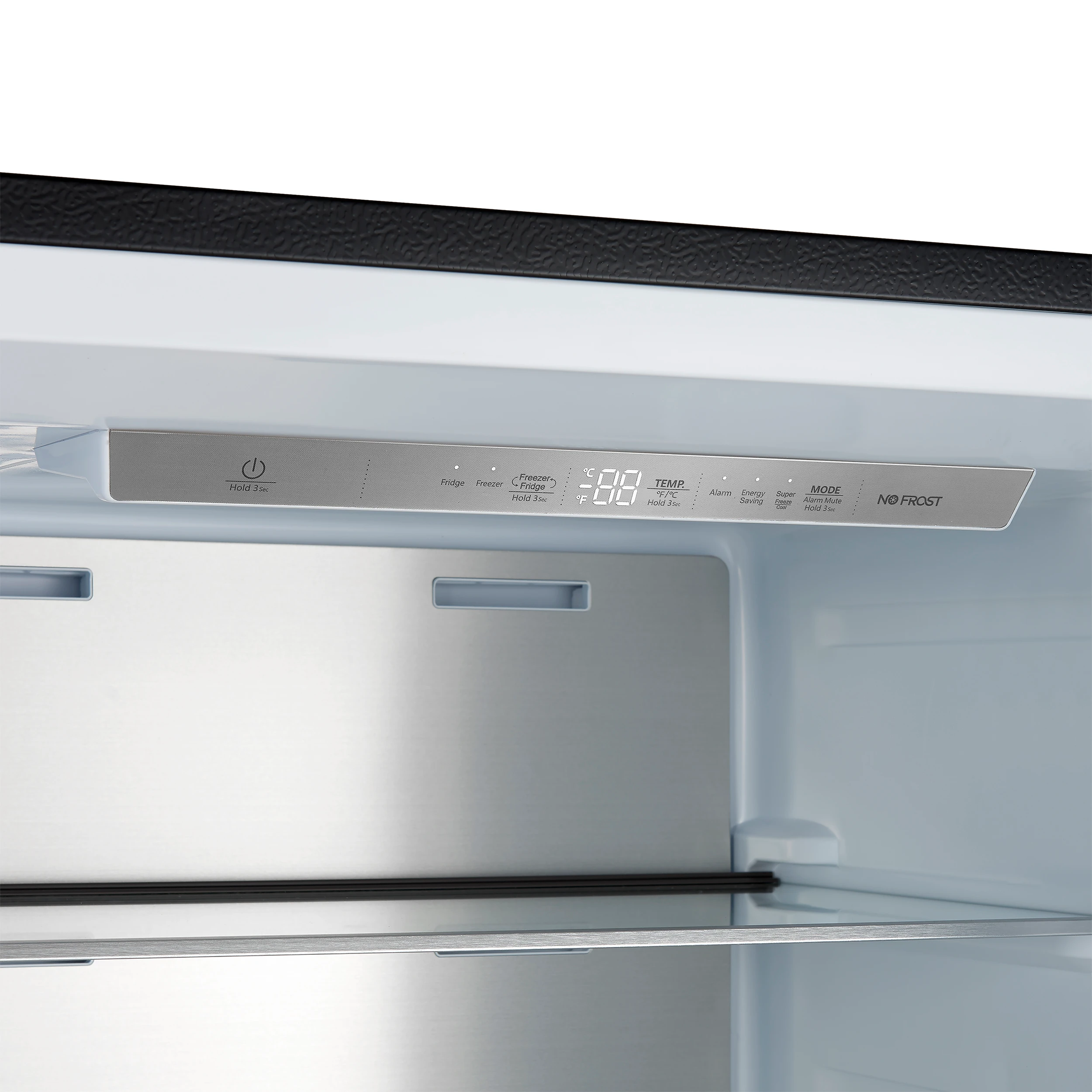 Maderno 28-Inch Convertible Freezer/Refrigerator in with Antique Brass Handle, 13.6 cu.ft. Right Swing FFFFD172228BLKRS