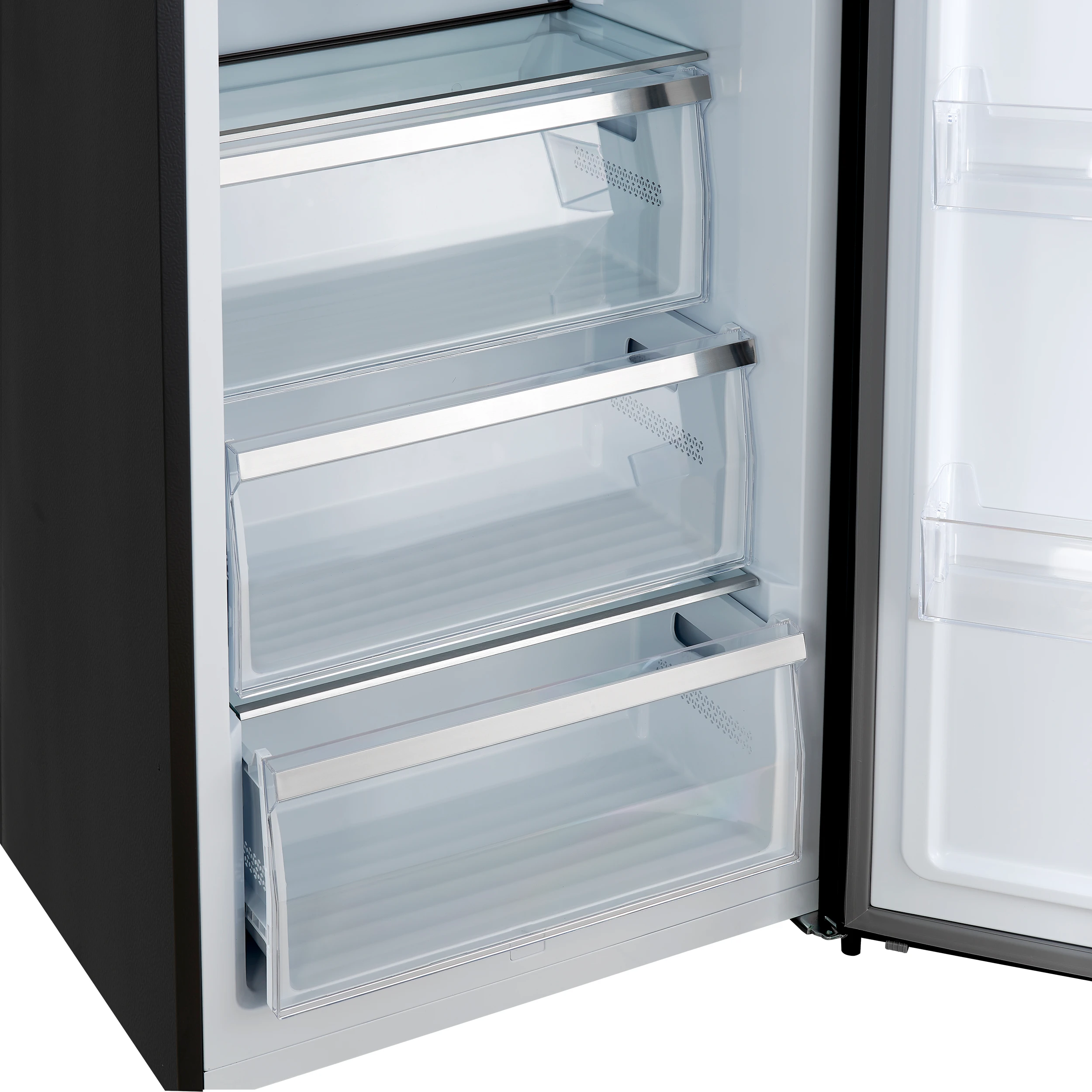 Maderno 28-Inch Convertible Freezer/Refrigerator in with Antique Brass Handle, 13.6 cu.ft. Right Swing FFFFD172228BLKRS
