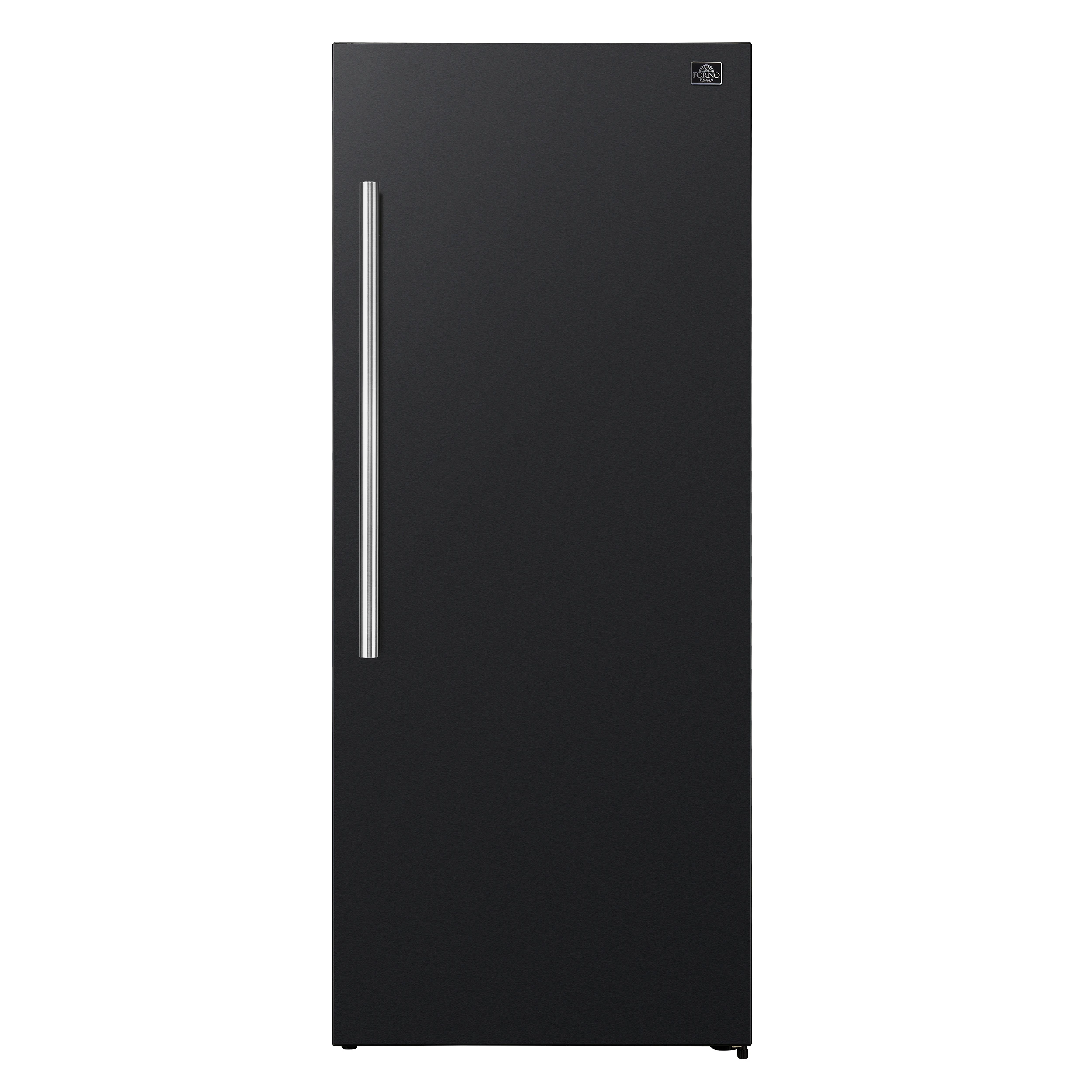 Maderno 28-Inch Convertible Freezer/Refrigerator in with Antique Brass Handle, 13.6 cu.ft. Right Swing FFFFD172228BLKRS