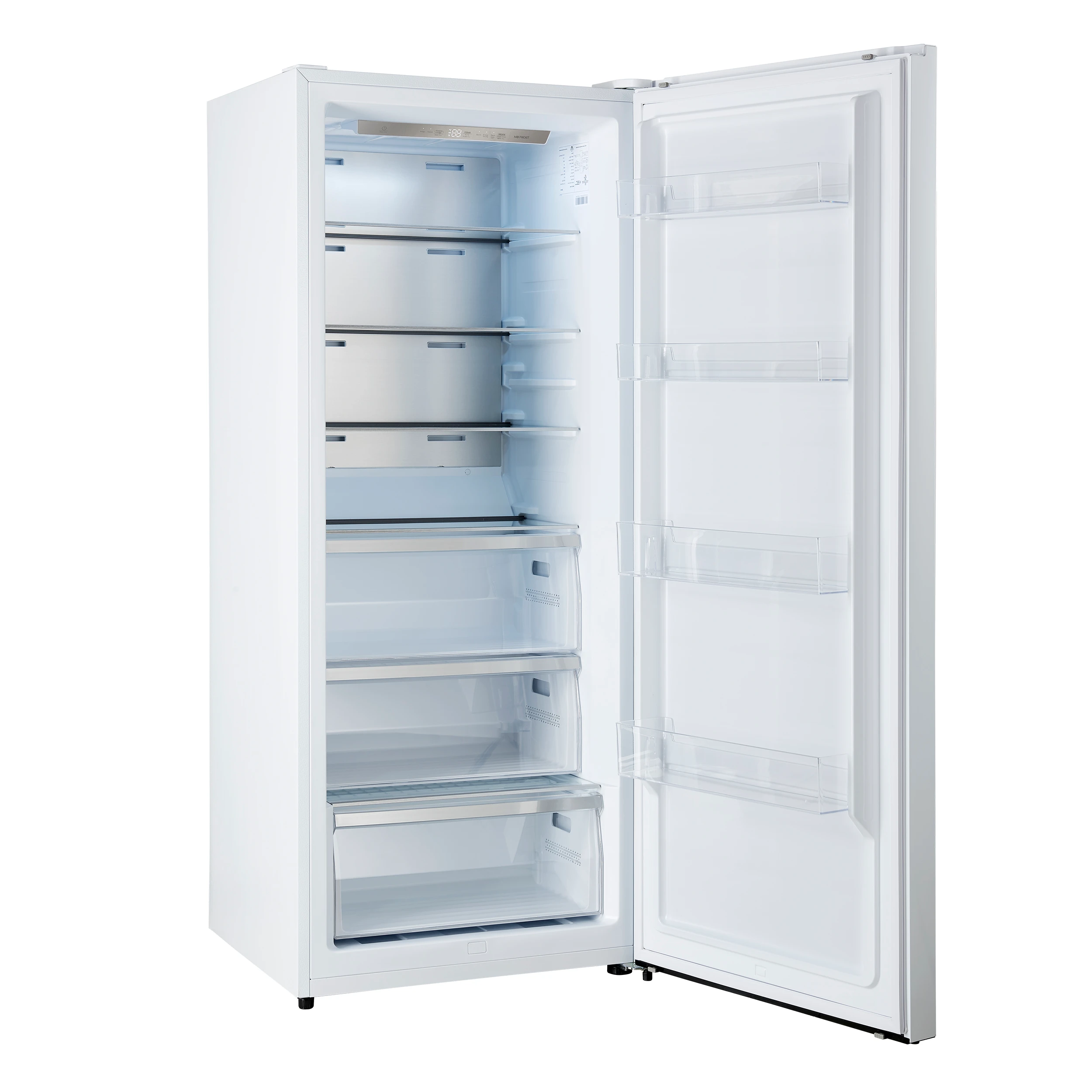 Maderno 28-Inch Convertible Freezer/Refrigerator in with Antique Brass Handle, 13.6 cu.ft. Right Swing FFFFD172228WHTRS