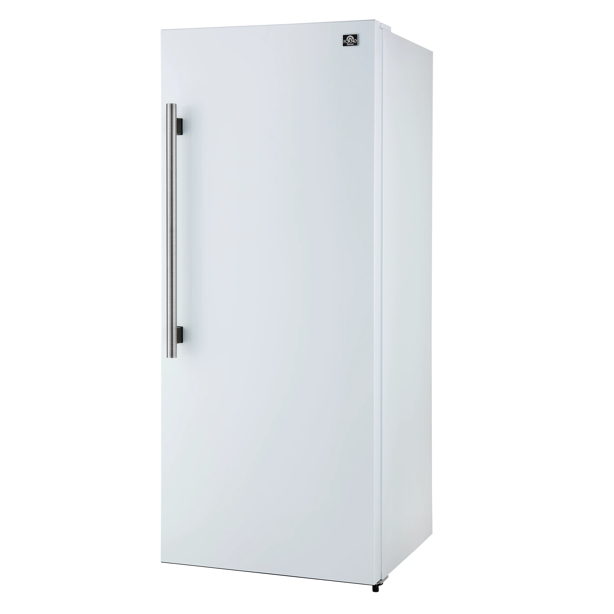 Maderno 28-Inch Convertible Freezer/Refrigerator in with Antique Brass Handle, 13.6 cu.ft. Right Swing FFFFD172228WHTRS