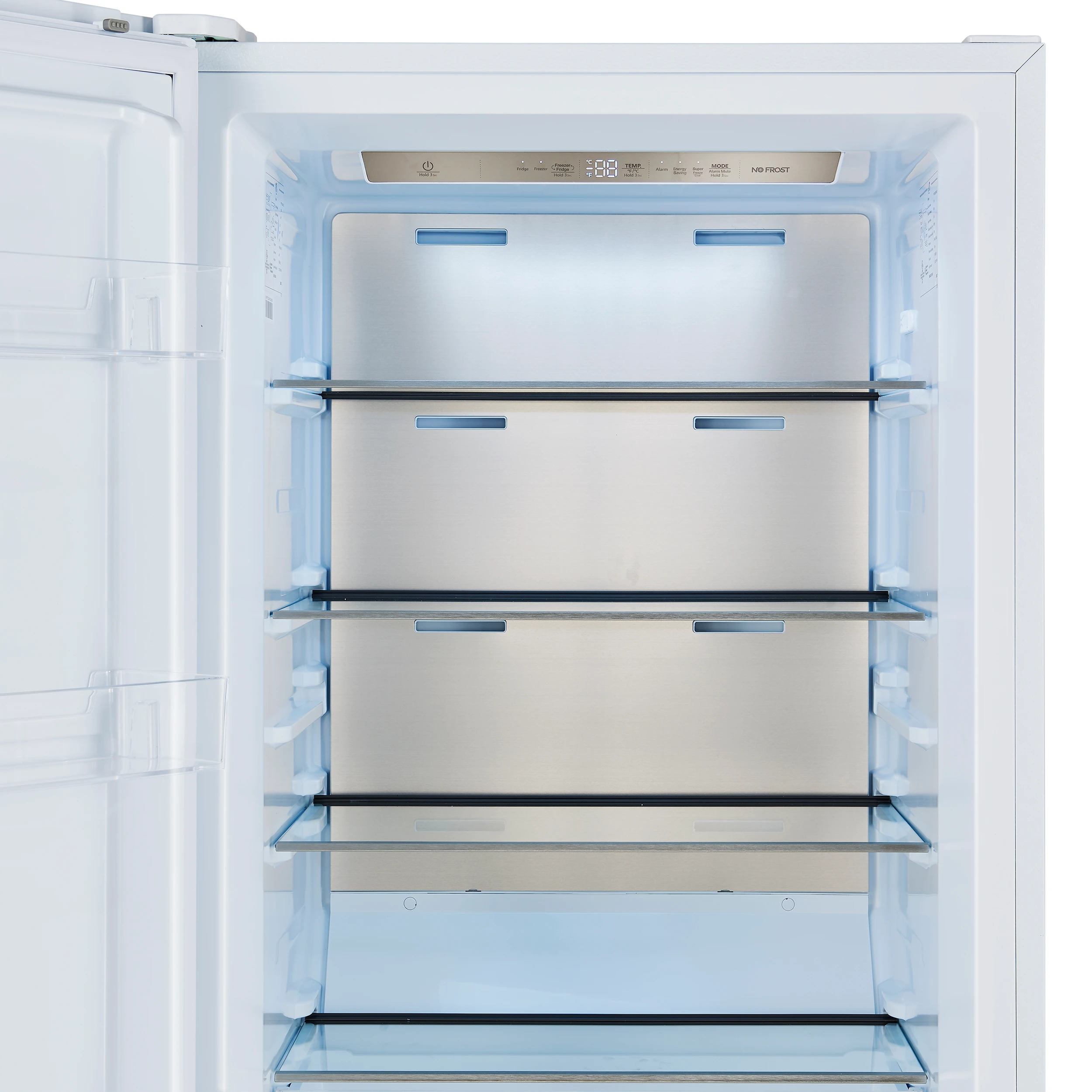 Maderno 28-Inch Built-In Convertible Refrigerator, 13.6 cu.ft, Left Swing, Decorative Grill, ENERGY STAR Certified FFFFD172232LMGWHT