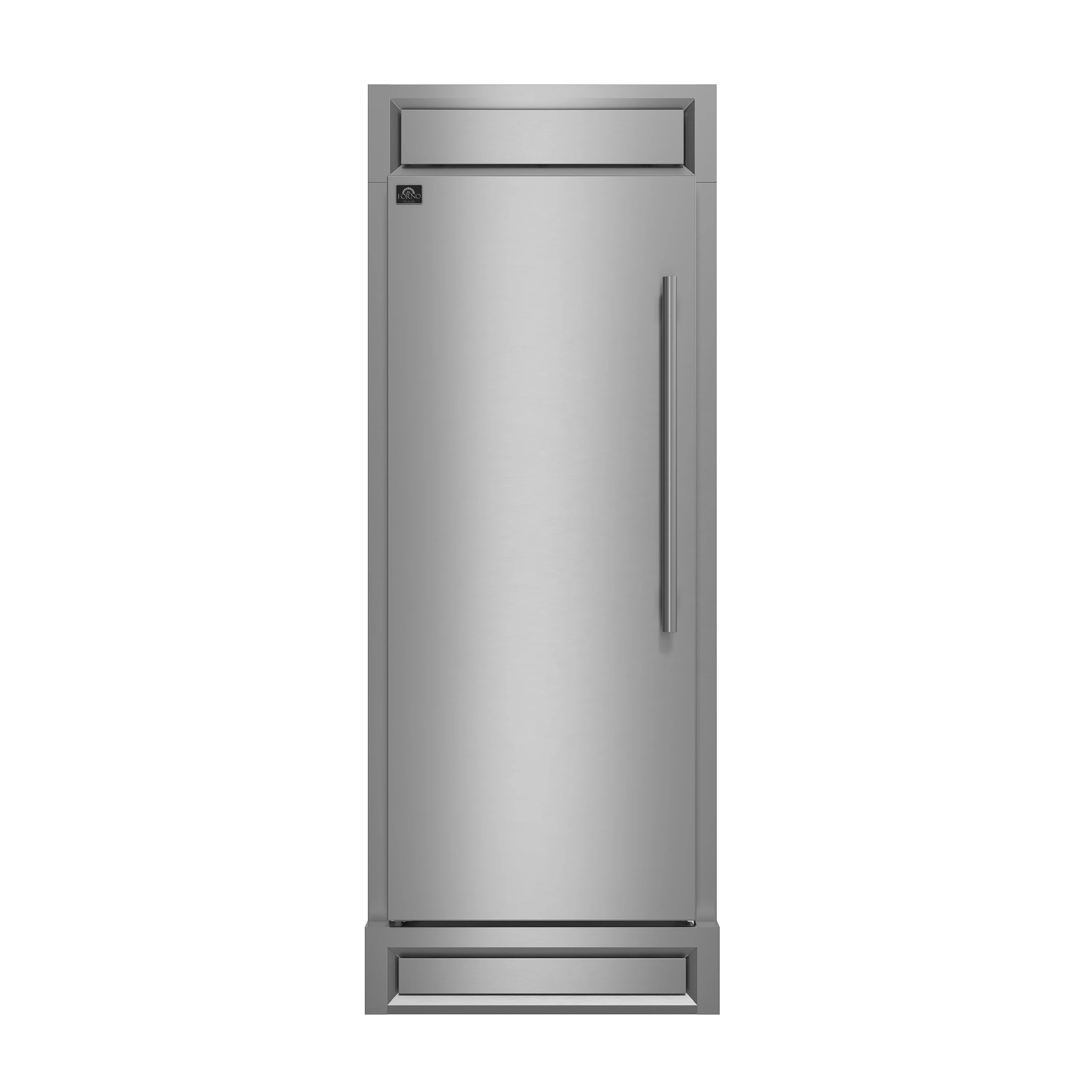 Maderno 28-Inch Built-In Convertible Refrigerator, 13.6 cu.ft, Left Swing, Decorative Grill, ENERGY STAR Certified FFFFD172232LS