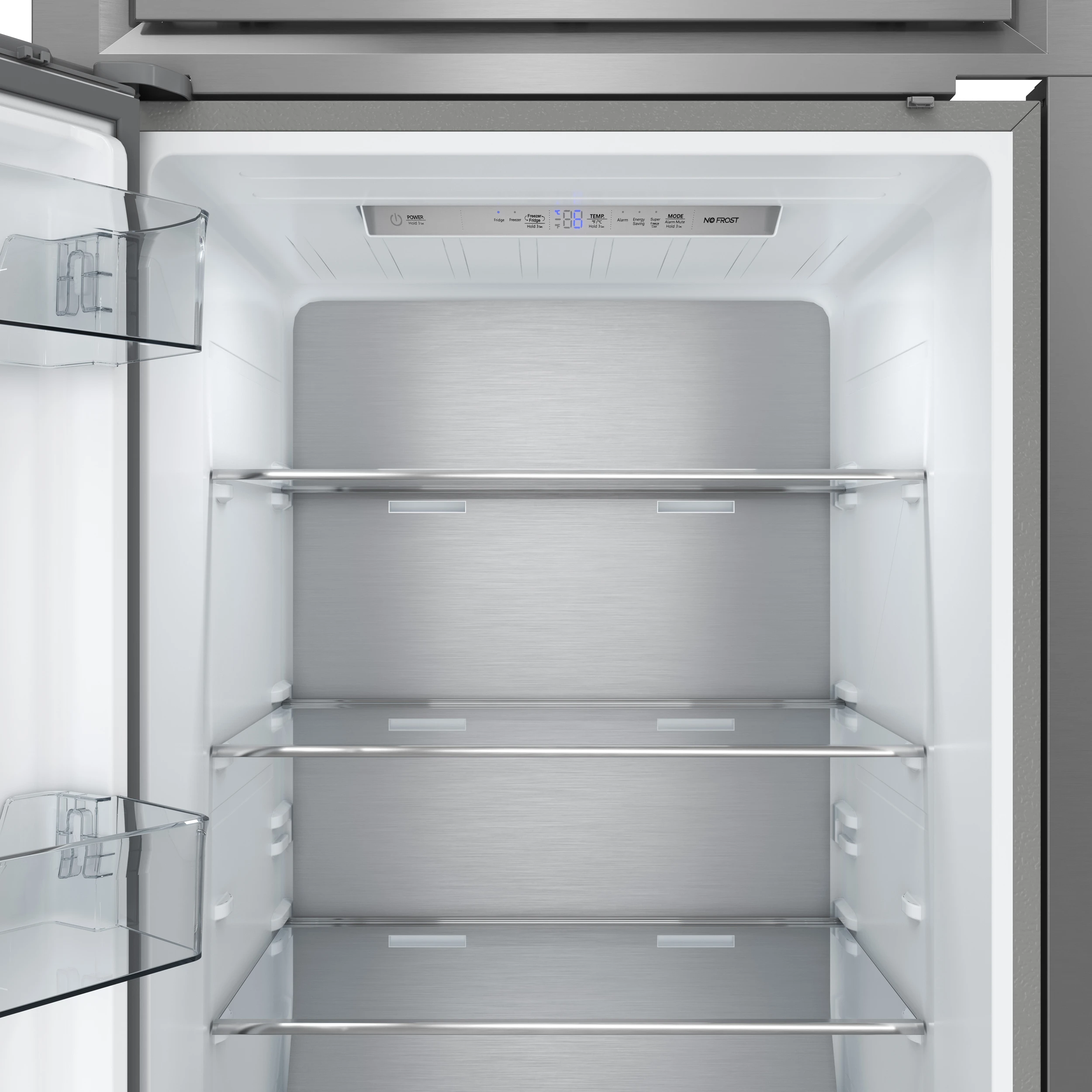 Maderno 28-Inch Built-In Convertible Refrigerator, 13.6 cu.ft, Left Swing, Decorative Grill, ENERGY STAR Certified FFFFD172232LS
