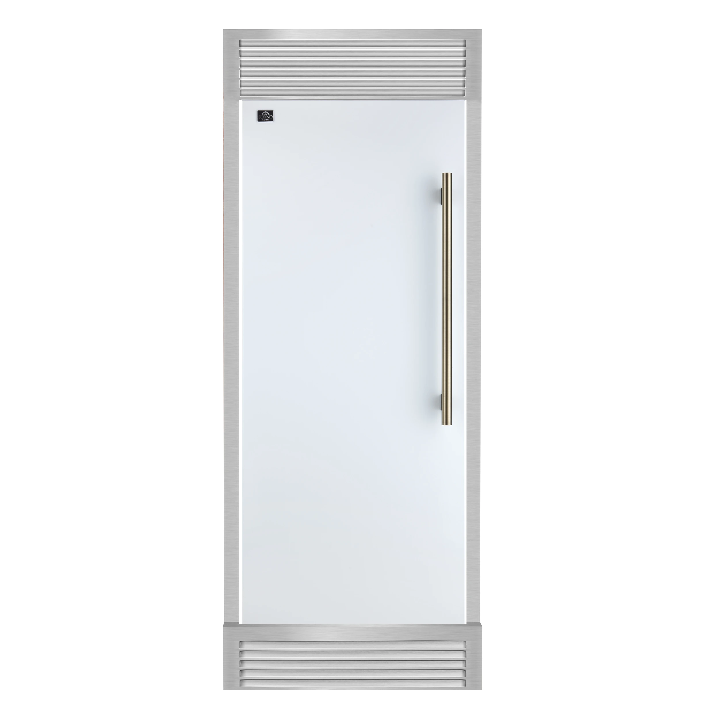 Maderno 28" Built-In Convertible Refrigerator in , 13.6 cu.ft. Left Swing with Decorative Grill - 32" Wide FFFFD172232LSGWHT